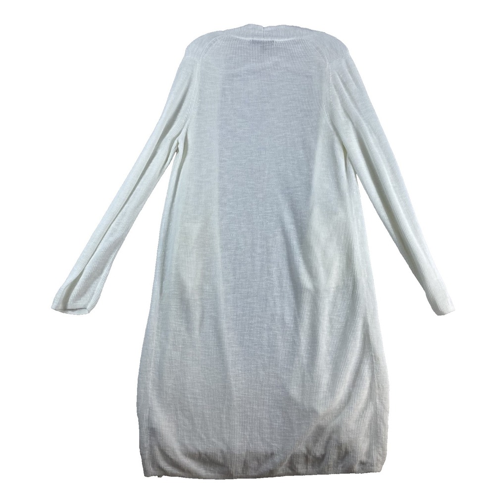 Banana Republic Long Cream Open Front Cardigan - Picture 7 of 9